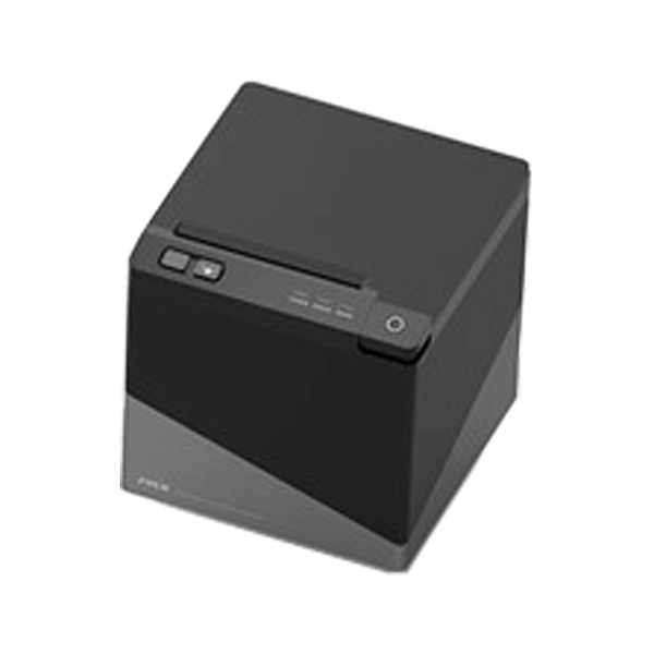 The Elys Printer, a black and gray receipt printer.