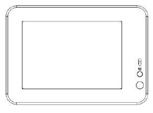 PAX IM25 Quick Setup Guide, Line Drawing, Front View