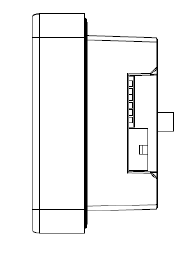 PAX IM25 Quick Setup Guide, Line Drawing, Right View