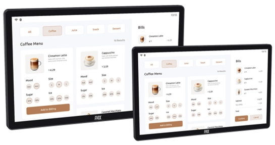 PAX Technology Inc. K20/K21 KDS, Elys Display